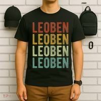 Leoben City Austria Retro T-Shirt thumb 6