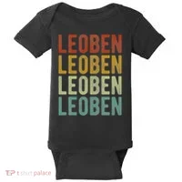 Leoben City Austria Retro Baby Bodysuit thumb 0