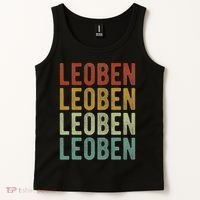 Leoben City Austria Retro Tank Top thumb 2