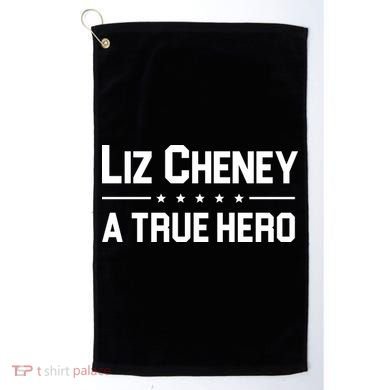 Liz Cheney A True Hero Golf Towel