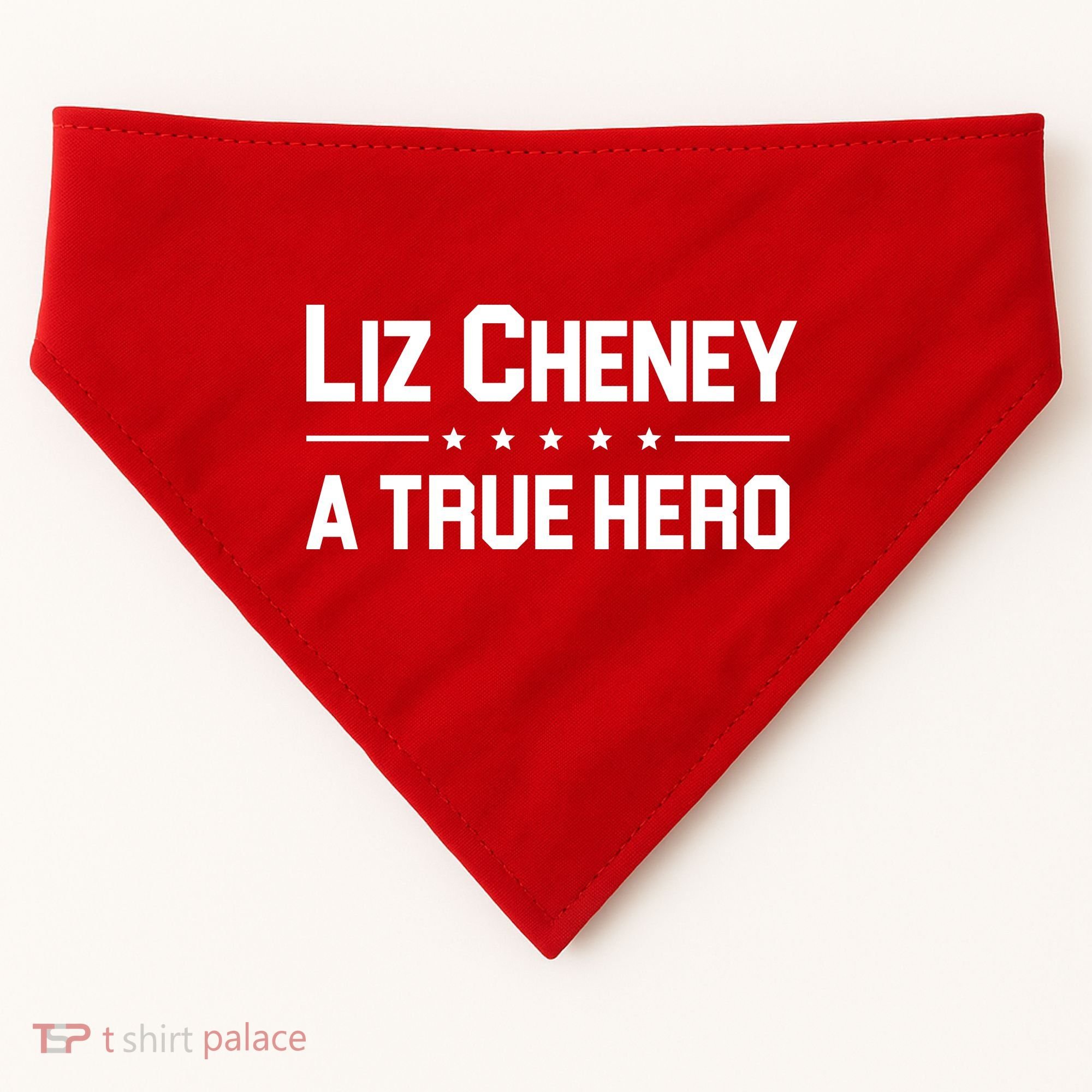 Liz Cheney A True Hero USA-Made Doggie Bandana