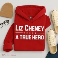 Liz Cheney A True Hero Hoodie thumb 4
