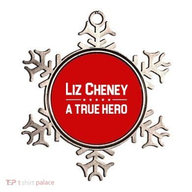 Liz Cheney A True Hero Ornament