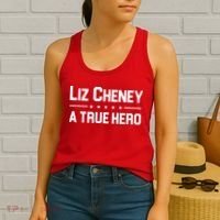 Liz Cheney A True Hero Women's Tank Top thumb 2