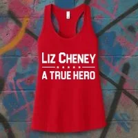 Liz Cheney A True Hero Women's Tank Top thumb 3