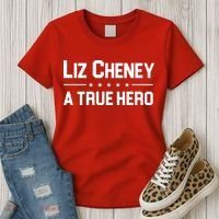 Liz Cheney A True Hero Women's T-Shirt thumb 3