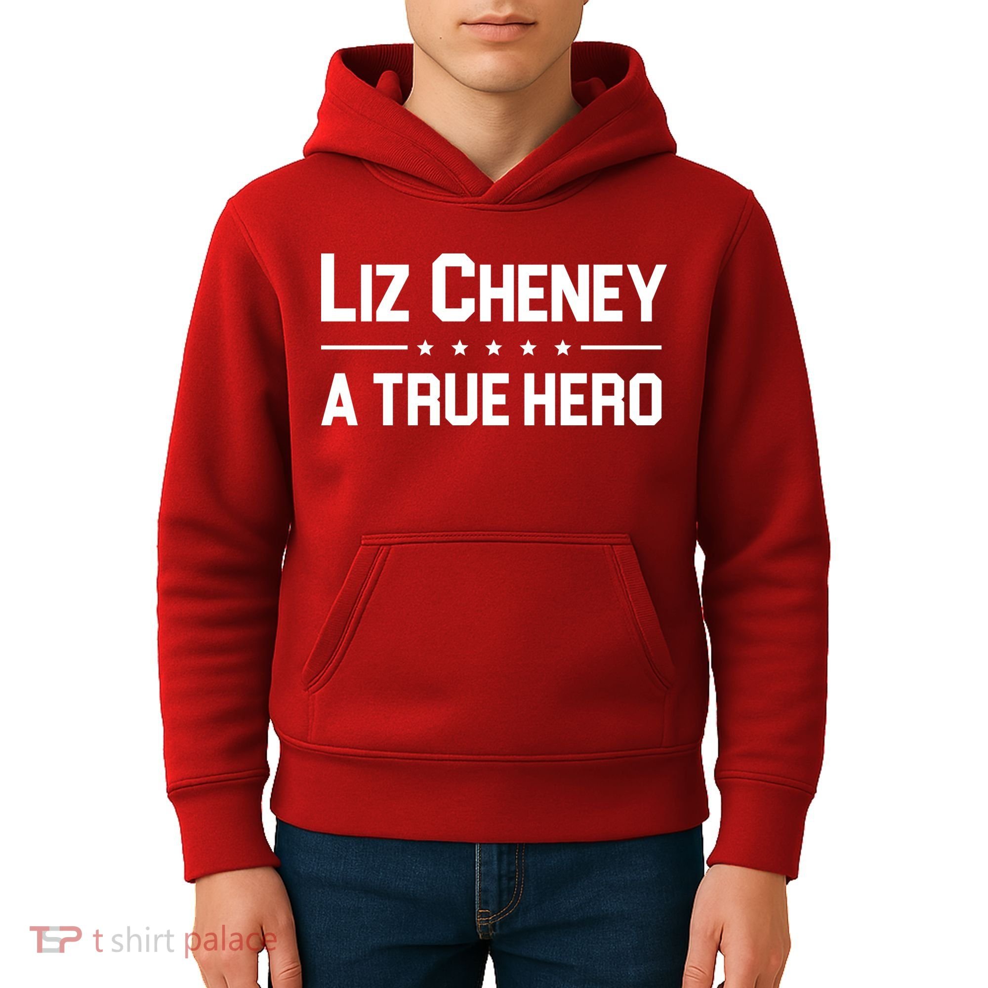 Liz Cheney A True Hero Kids Hoodie
