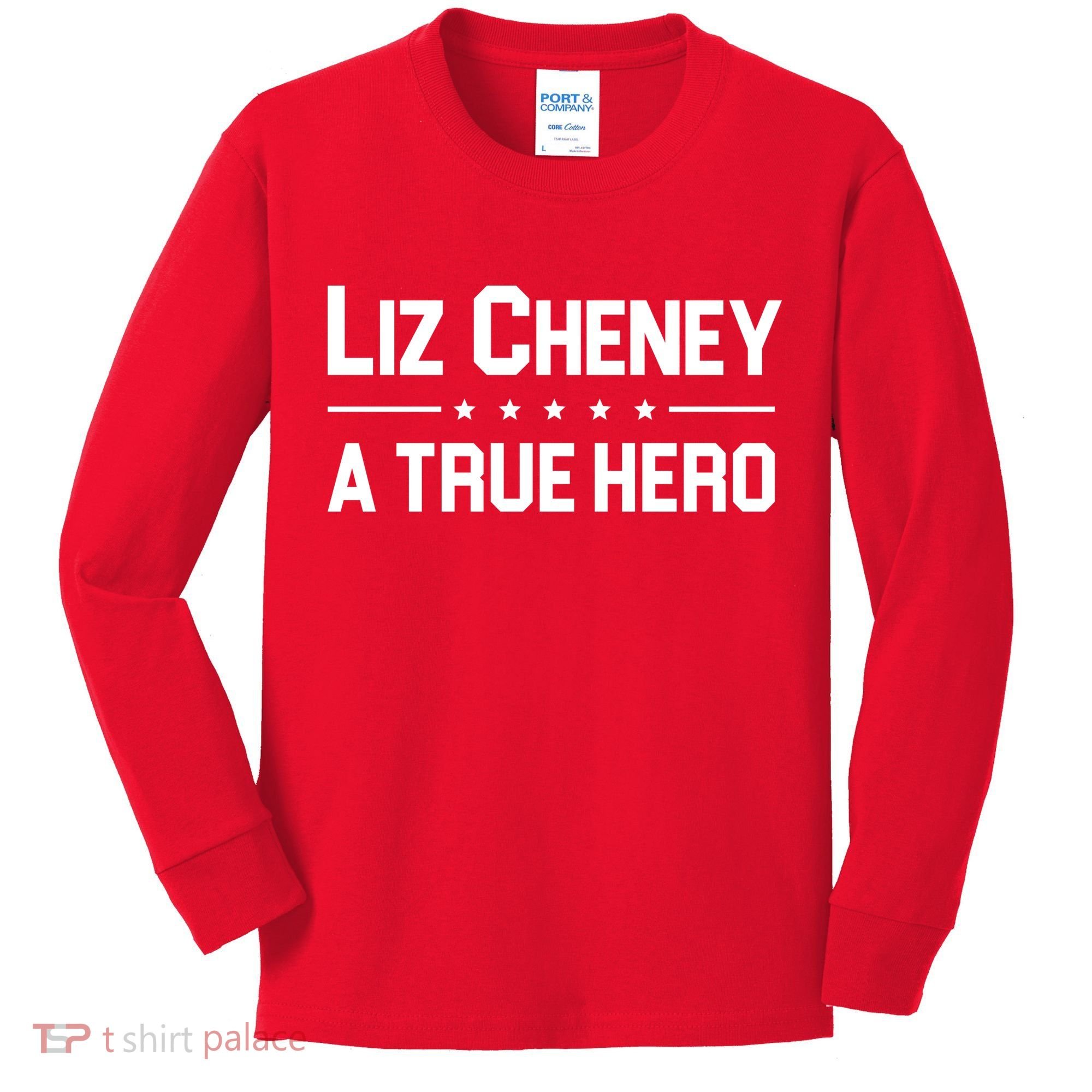 Liz Cheney A True Hero Kids Long Sleeve Shirt