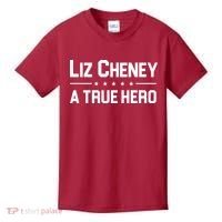 Liz Cheney A True Hero Kids T-Shirt thumb 0
