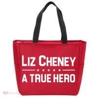 Liz Cheney A True Hero Tote Bag thumb 0