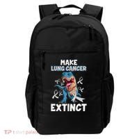 Lung Cancer Awareness Make Lung Cancer Extinct Backpack thumb 0