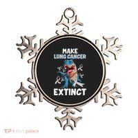 Lung Cancer Awareness Make Lung Cancer Extinct Ornament thumb 0