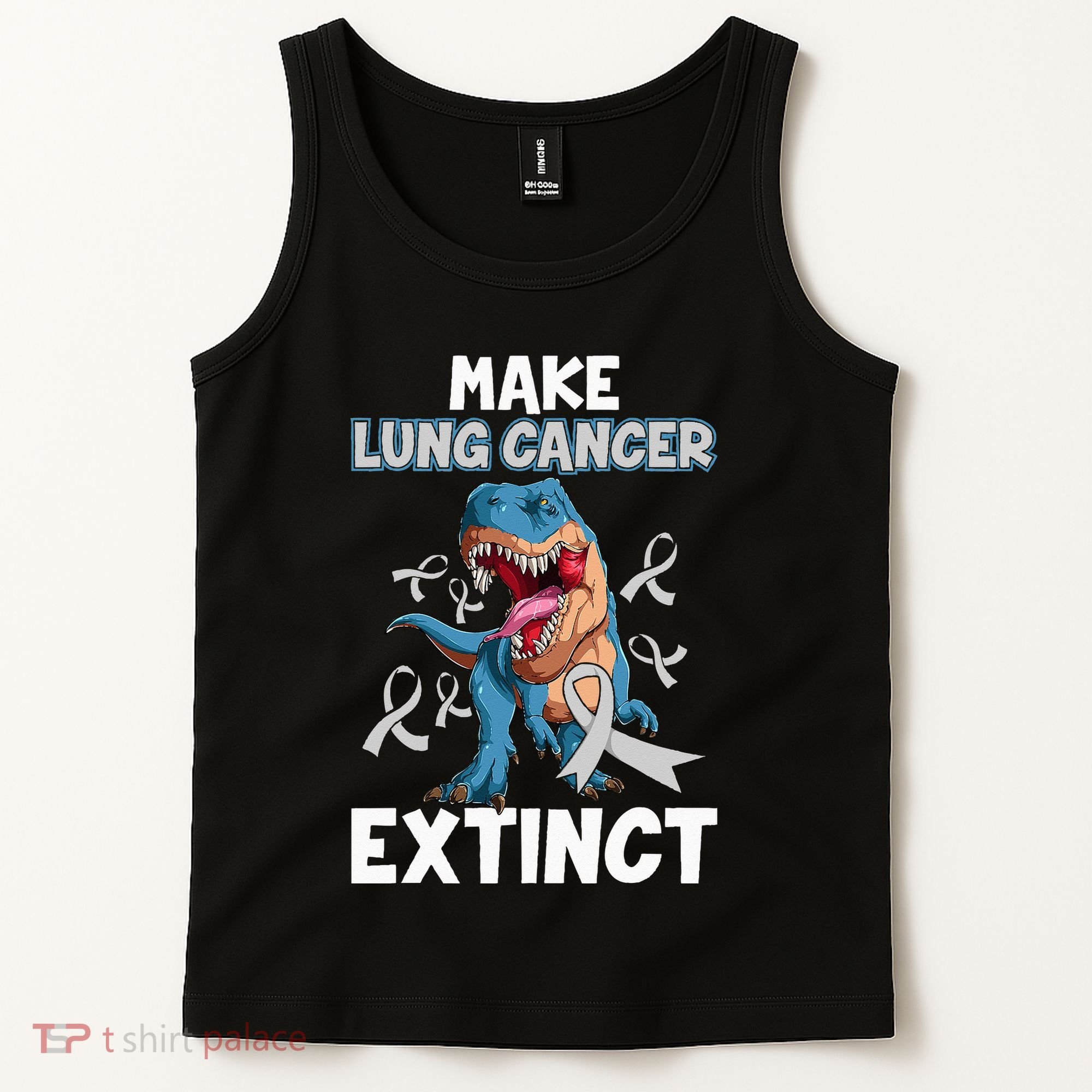 Lung Cancer Awareness Make Lung Cancer Extinct Tank Top