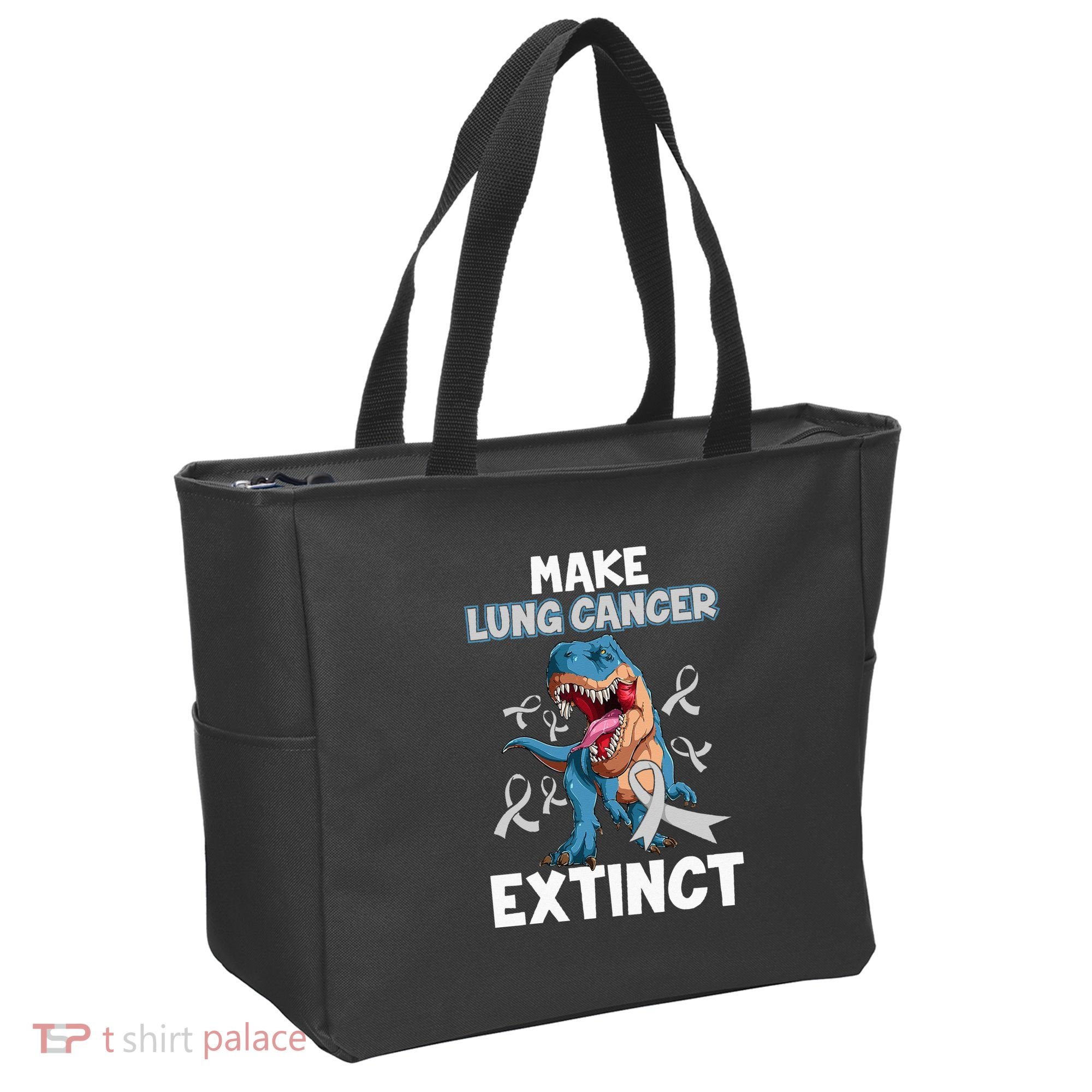 Lung Cancer Awareness Make Lung Cancer Extinct Tote Bag