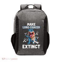 Lung Cancer Awareness Make Lung Cancer Extinct Vector Backpack thumb 0