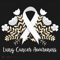 Lung Cancer Awareness Ribbon Lung Cancer Hoodie thumb 7
