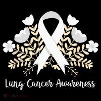 Lung Cancer Awareness Ribbon Lung Cancer Sweatshirt thumb 3