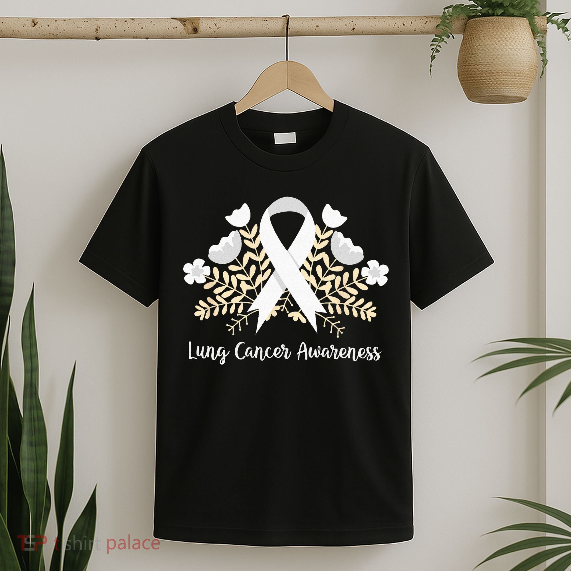 Lung Cancer Awareness Ribbon Lung Cancer T-Shirt