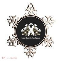Lung Cancer Awareness Ribbon Lung Cancer Ornament thumb 0