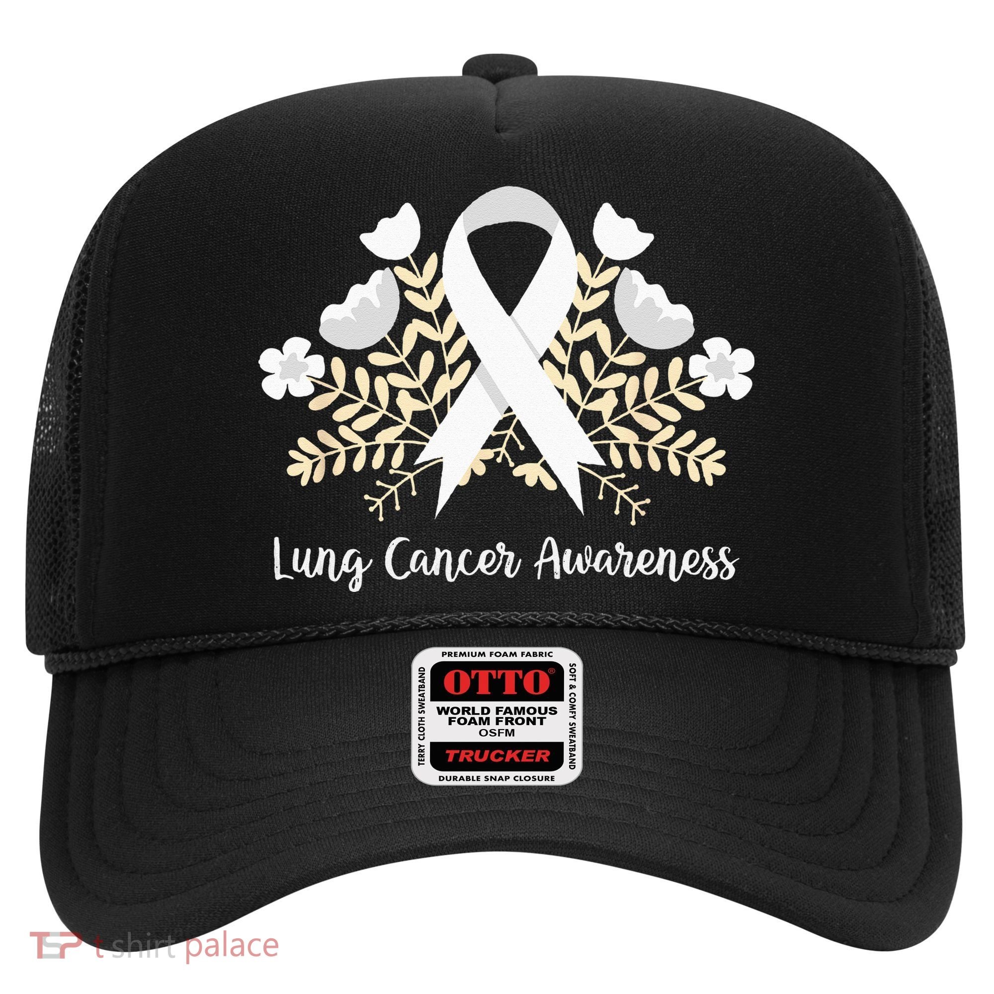 Lung Cancer Awareness Ribbon Lung Cancer Hat