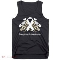 Lung Cancer Awareness Ribbon Lung Cancer Tank Top thumb 0