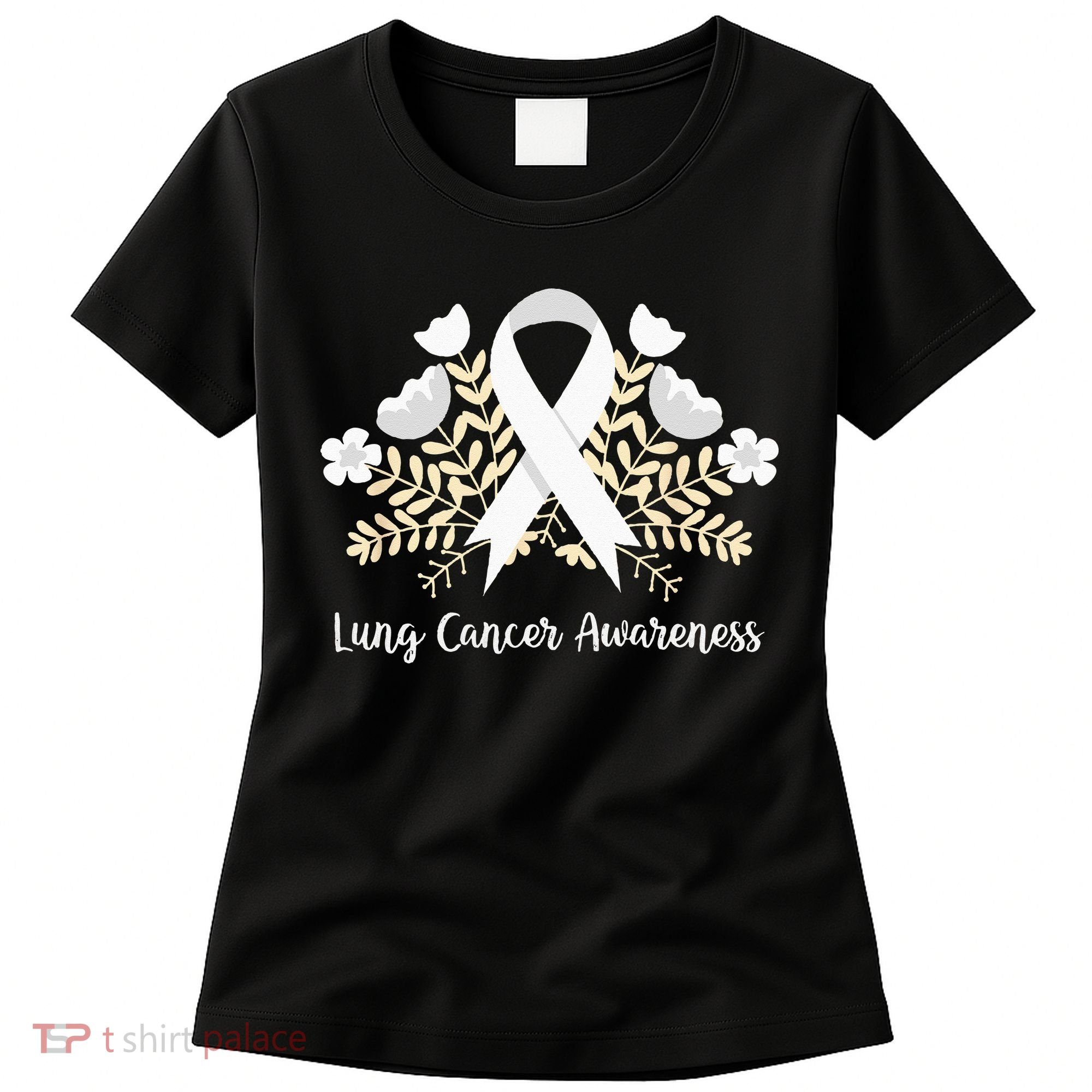 Lung Cancer Awareness Ribbon Lung Cancer Women's T-Shirt