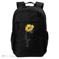 Lung Cancer Awareness Sunflower Backpack thumb 0