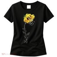 Lung Cancer Awareness Sunflower Women's T-Shirt thumb 0
