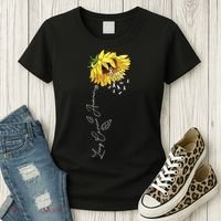 Lung Cancer Awareness Sunflower Women's T-Shirt thumb 3