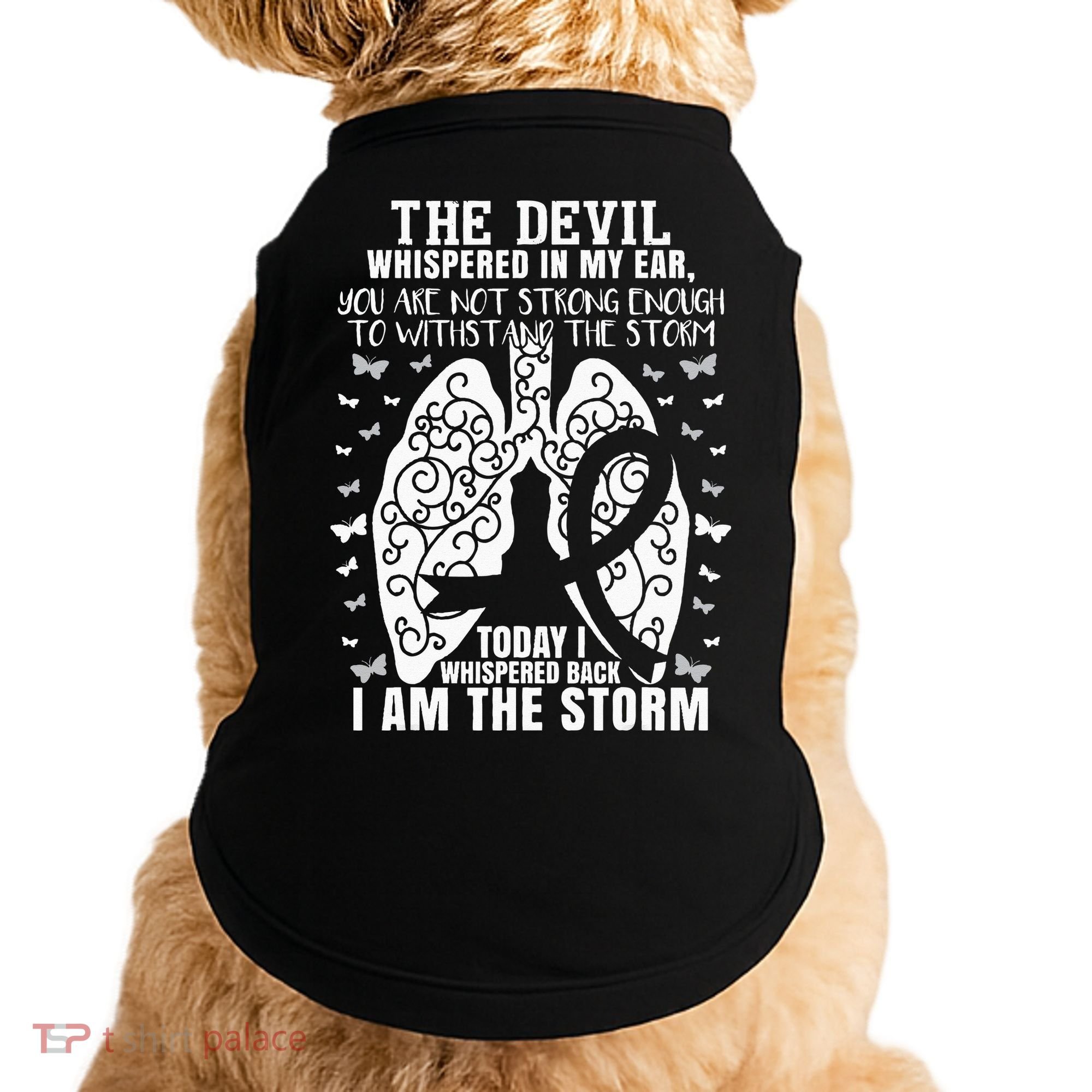 Lung Cancer Awareness Doggie Tank