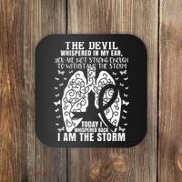 Lung Cancer Awareness Coaster thumb 0