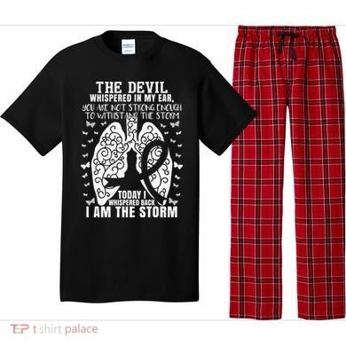 Lung Cancer Awareness Pajama Set