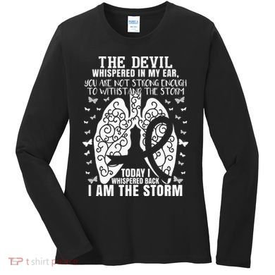 Lung Cancer Awareness Women's Long Sleeve Shirt