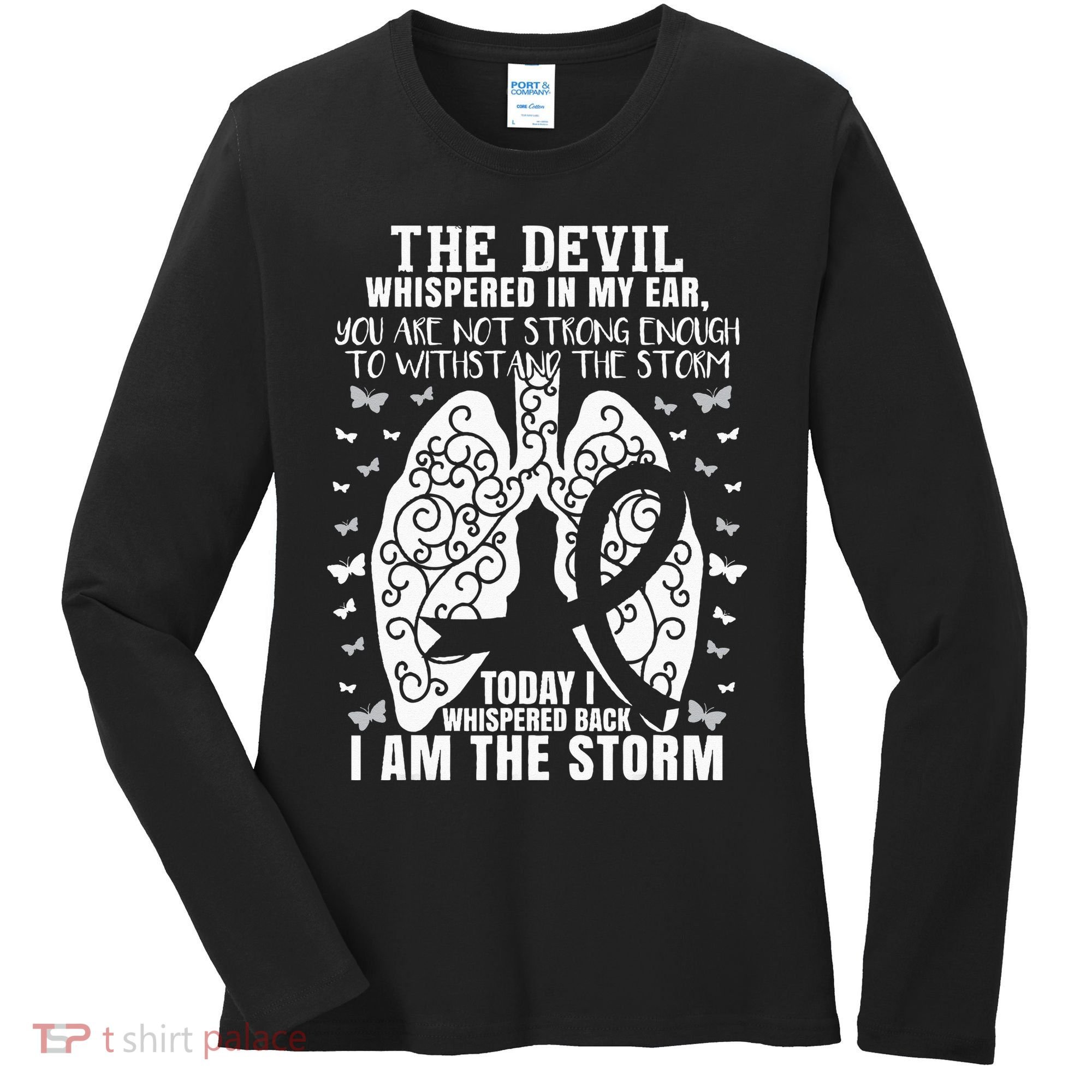 Lung Cancer Awareness Women's Long Sleeve Shirt