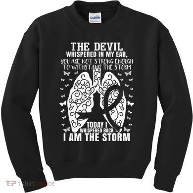 Lung Cancer Awareness Kids Sweatshirt