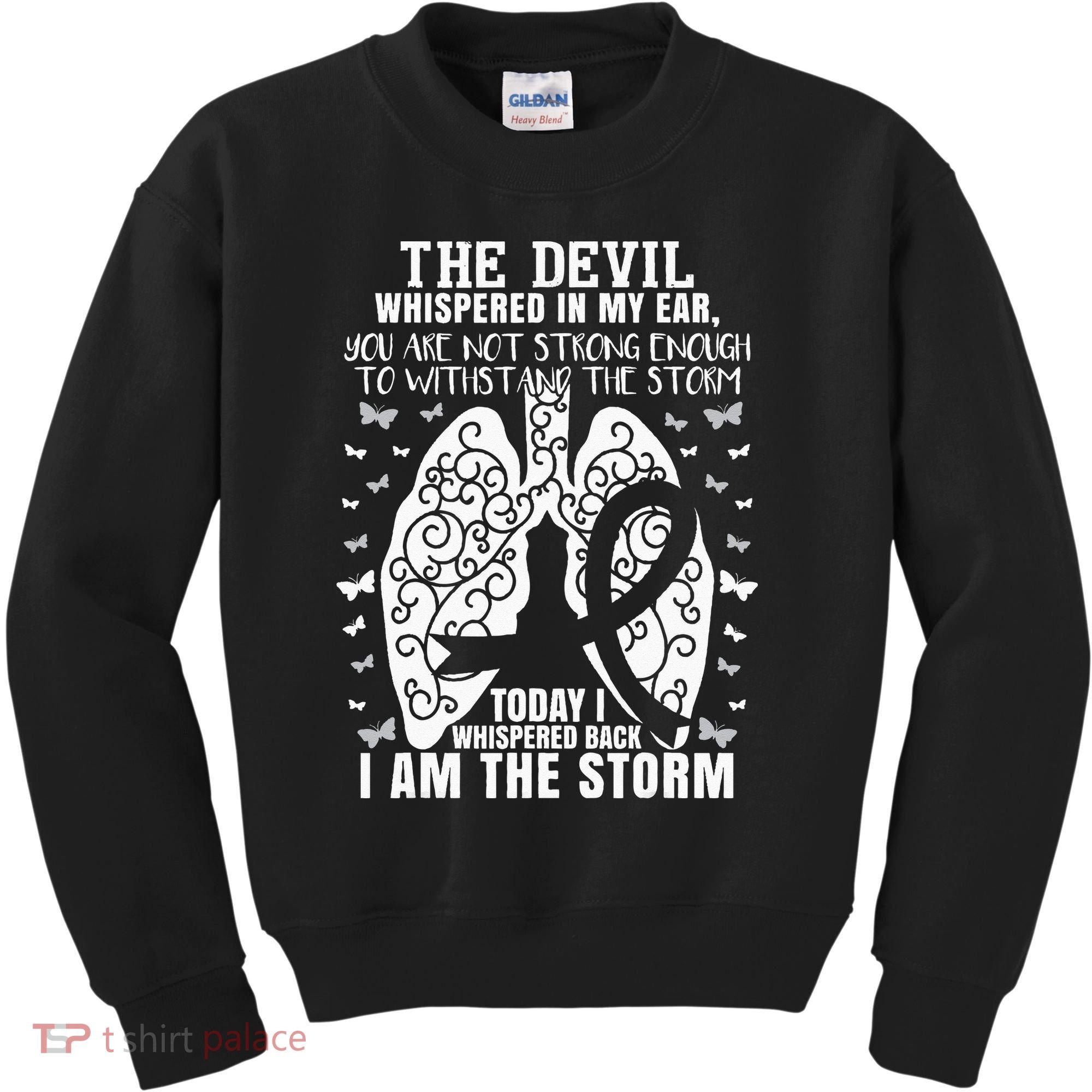 Lung Cancer Awareness Kids Sweatshirt