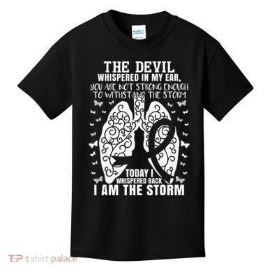 Lung Cancer Awareness Kids T-Shirt