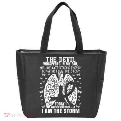 Lung Cancer Awareness Tote Bag