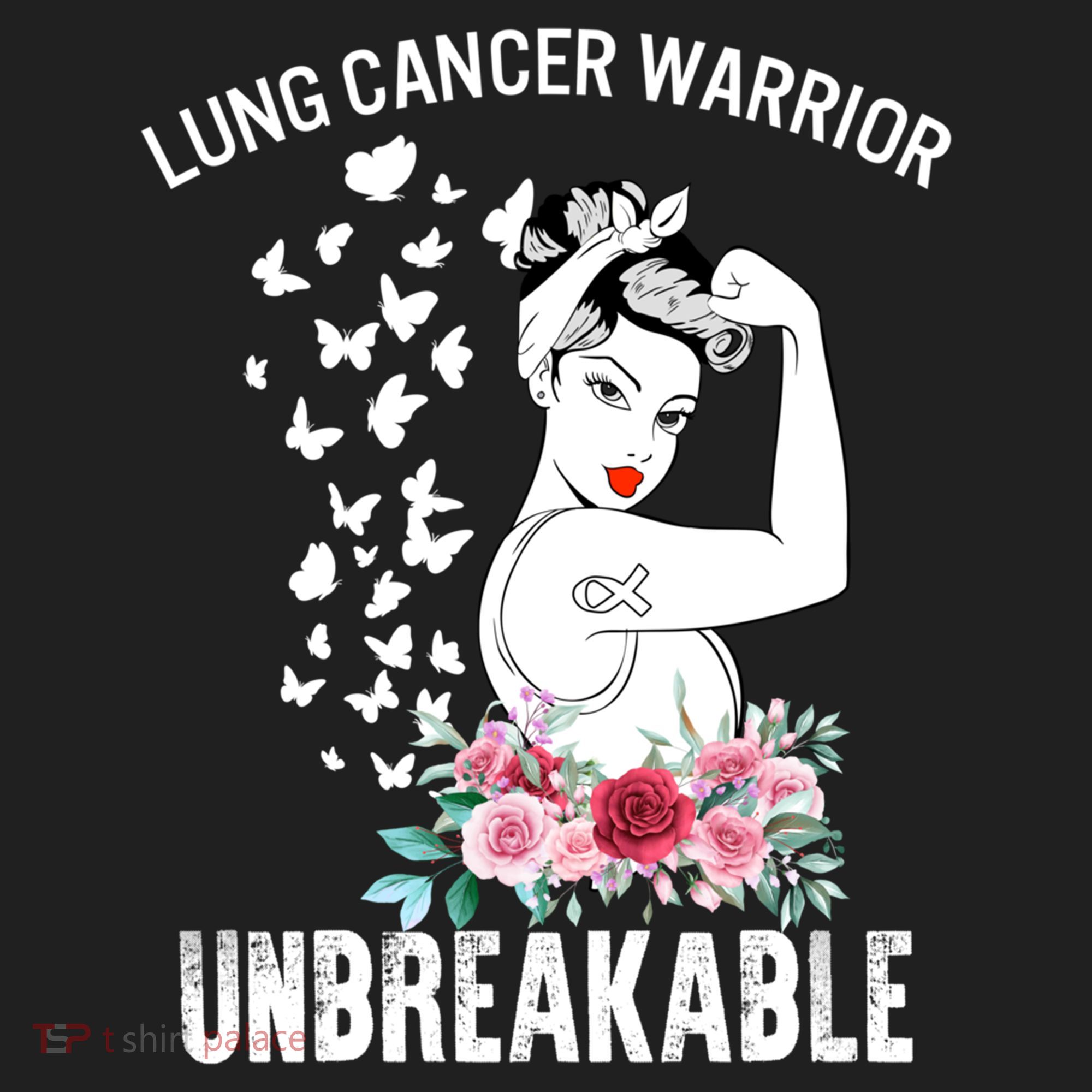 Lung Cancer Awareness Warrior Unbreakable Strong Gift Women's Sweatshirt