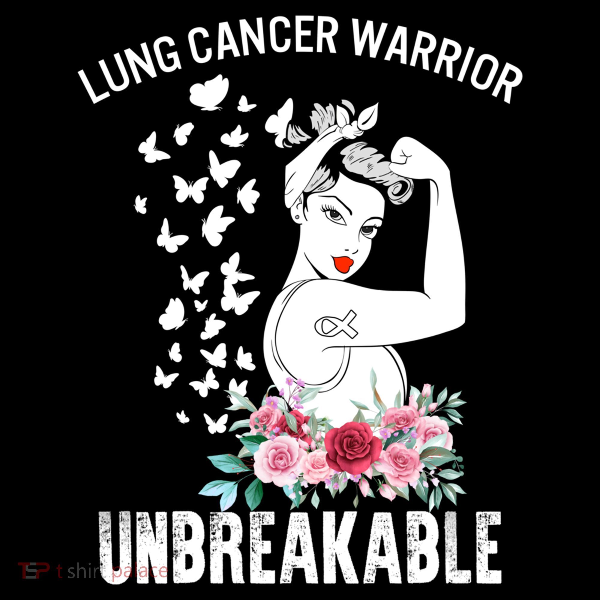 Lung Cancer Awareness Warrior Unbreakable Strong Gift Ornament