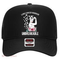 Lung Cancer Awareness Warrior Unbreakable Strong Gift Hat thumb 0