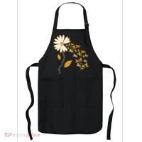 Leukemia Cancer Awareness Orange Ribbon Daisy Flower Apron thumb 0
