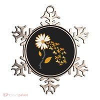 Leukemia Cancer Awareness Orange Ribbon Daisy Flower Ornament thumb 0