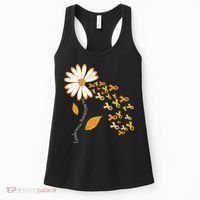 Leukemia Cancer Awareness Orange Ribbon Daisy Flower Women's Tank Top thumb 0