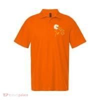 Leukemia Cancer Awareness Orange Ribbon Daisy Flower Polo thumb 0