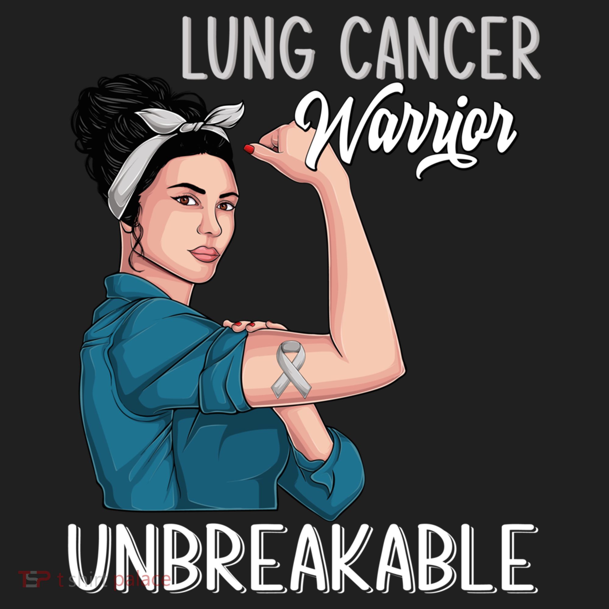 Lung Cancer Awareness Warrior Unbreakable Support Gift Women's Sweatshirt