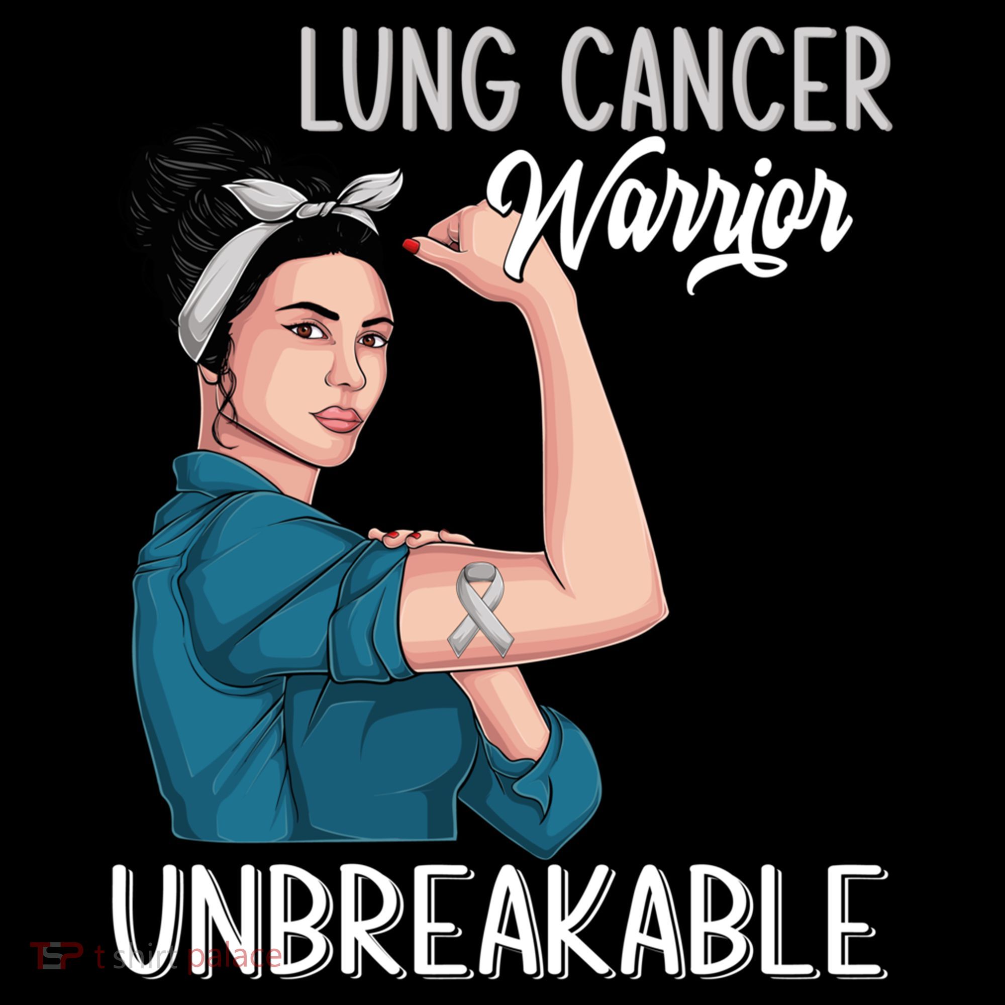 Lung Cancer Awareness Warrior Unbreakable Support Gift Coffee Mug