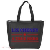 Liz Cheney A True Hero Tote Bag thumb 0