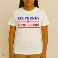 Liz Cheney A True Hero T-Shirt thumb 4