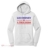 Liz Cheney A True Hero Women's Hoodie thumb 0
